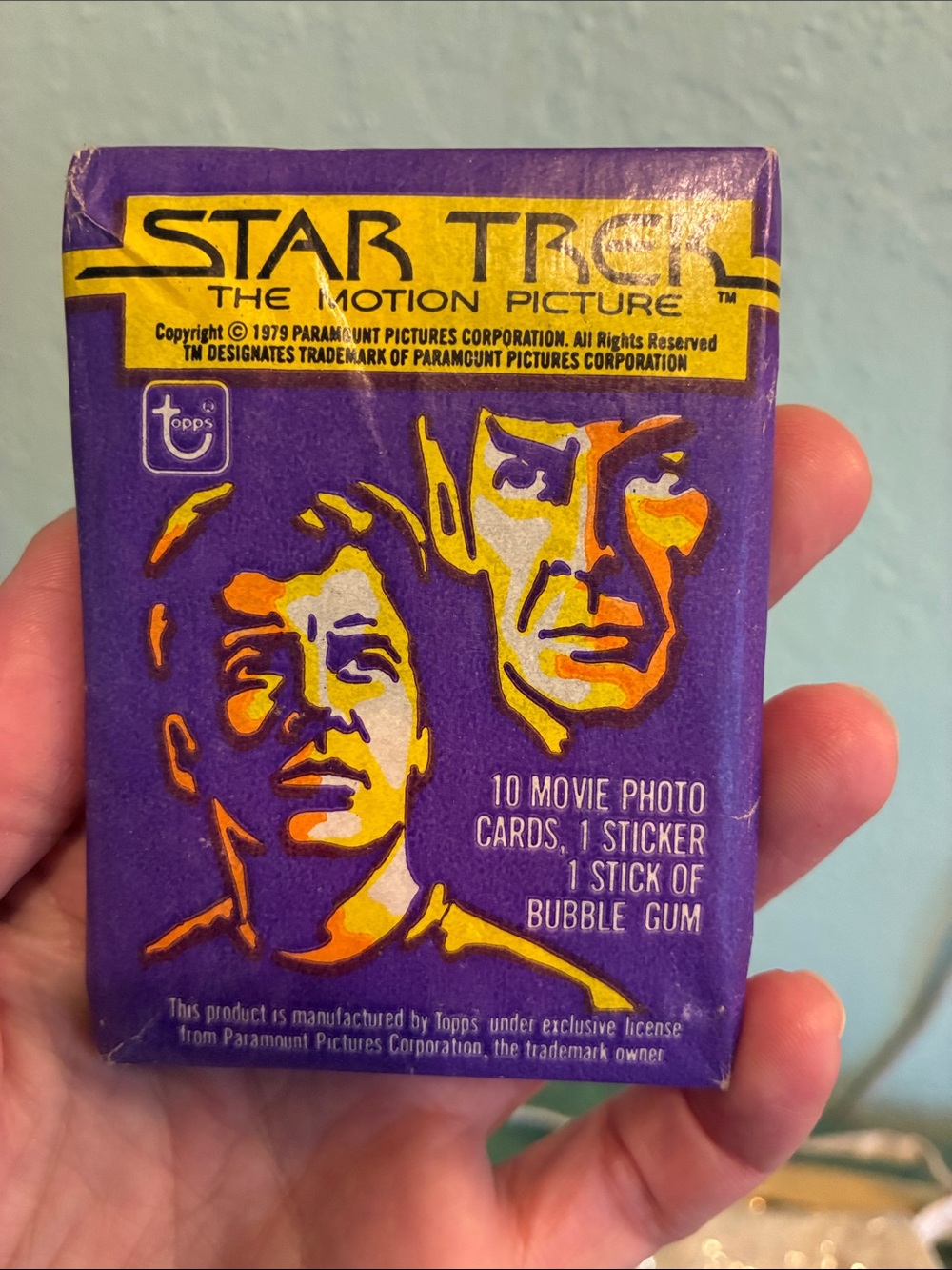 Star Trek the motion picture trading card 10 pack. Original 1979 issue.